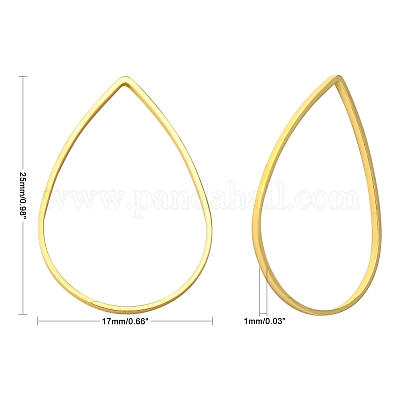 Латунные соединительные колечки&nbsp;EC03117x25mm-G-1