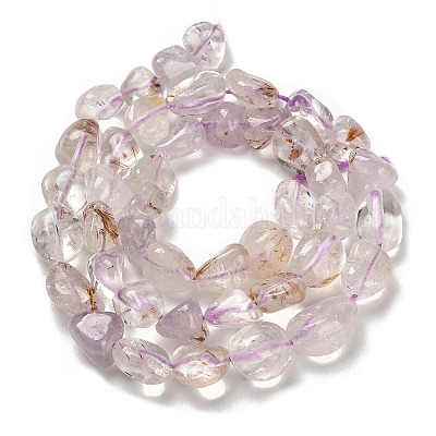 Natürlichen Amethyst Perlen Stränge&nbsp;G-P497-01E-60-1