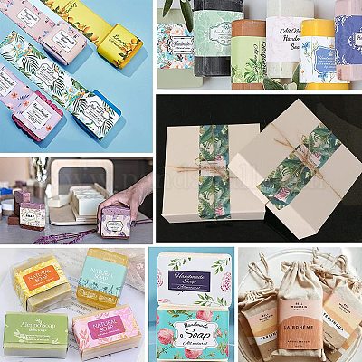 Étiquette de papier de savon&nbsp;DIY-WH0399-69V-1