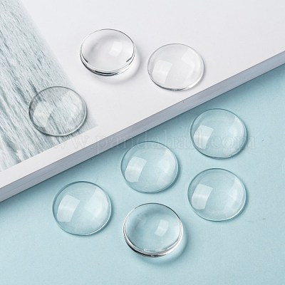 Wholesale Transparent Glass Cabochons 