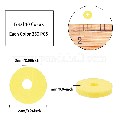 Manuell Polymer Ton Perlen&nbsp;CLAY-FH0001-02B-01-1