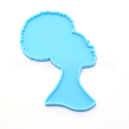 Stampi in silicone alimentare 3d per donne africane DIY-WH0181-92-1