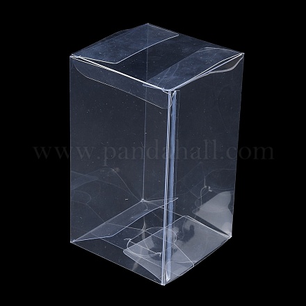 Rechteck transparente Kunststoff-PVC-Box-Geschenkverpackung CON-F013-01H-1