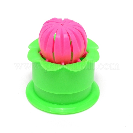 Молды для изготовления булочек из полипропилена в форме цветка DIY-WH0260-95-1