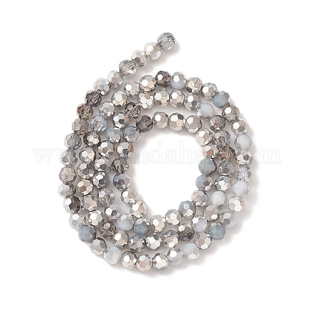 Chapelets de perles en verre électroplaqué EGLA-YW0002-B05-1