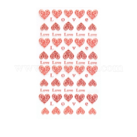 Valentinstag 5d liebe nail art sticker decals MRMJ-R109-Z-D4378-1