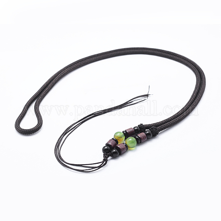 Création de collier en corde de nylon MAK-I009-01A-1