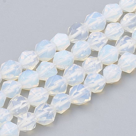 Chapelets de perles d'opalite G-S332-10mm-004-1
