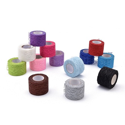 Sparkle Lace Fabric Ribbons OCOR-K004-C-1