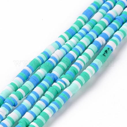 Chapelets de perle en pâte polymère manuel CLAY-R089-3mm-005-1