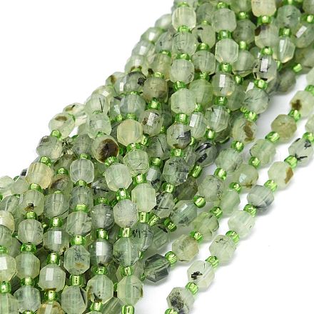 Chapelets de perles en préhnite naturelle G-O201B-19-1