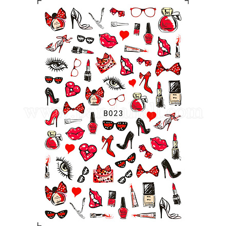 Valentine's day Themed Nail Art Stickers Decals MRMJ-T078-238A-1