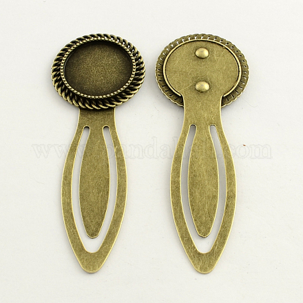 20 mm upports signet cabochon PALLOY-S033-39AB-NR-1