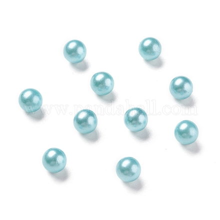 ABS Plastic Imitation Pearl Round Beads MACR-F033-8mm-01-1