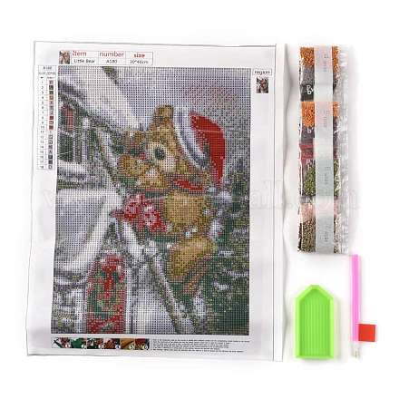 Weihnachtsthema DIY Diamant Malerei Leinwand Kits für Kinder DIY-I055-02-1