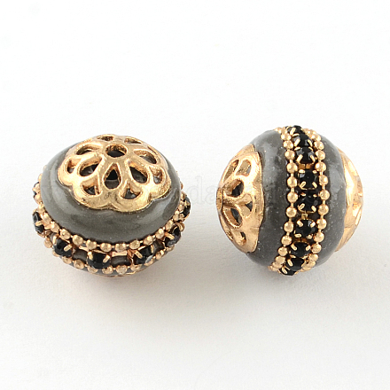 Handmade Indonesia Round Beads IPDL-R033-35A-1