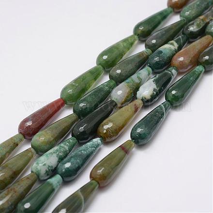 Natural Indian Agate Beads Strands G-E345-06-1