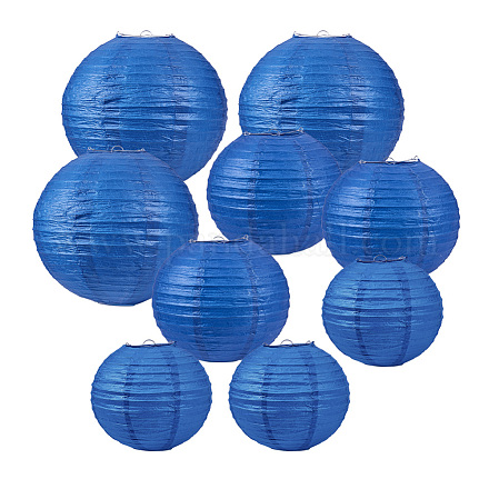 Benecreat accessoires de décoration lanterne boule en papier AJEW-BC0003-04-1