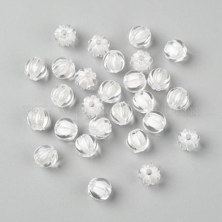 Perles en acrylique transparente TACR-S089-10mm-01-1