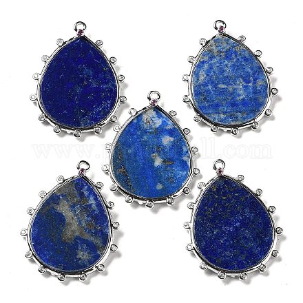 Pendentifs en lapis lazuli naturel G-D072-01P-10-1