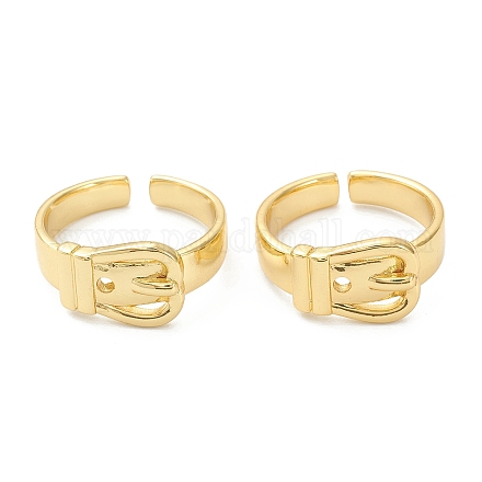 Brass Cuff Rings X-RJEW-A001-07G-1