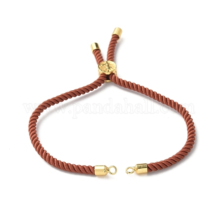 Изготовление браслетов из хлопка KK-F758-03Y-G-1