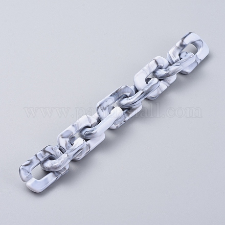 Handmade Acrylic Cable Chains AJEW-JB00531-06-1