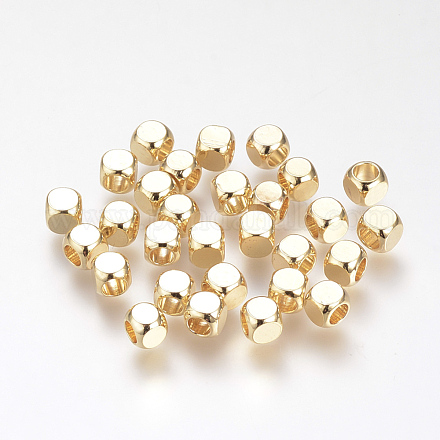 Brass Spacer Beads KK-T016-12G-1