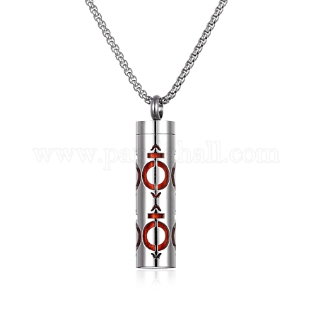 Ожерелья для флаконов духов из титановой стали PW-WG16277-01-1