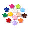 Baking Paint Opaque Acrylic Beads, Star, Mixed Color, 19.5x20.5x9mm, Hole: 2mm