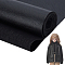 PU Leather Fabric, Clothing Accessories, Black, 1000x1440x0.6mm