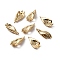 Brass Pendants, OK Gesture Charm, Real 18K Gold Plated, 14.5x6.5x3mm, Hole: 1mm