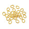 304 Stainless Steel Open Jump Rings, Oval, Real 18K Gold Plated, 6x5x1mm, Inner Diameter: 4.5x3mm
