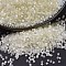 MIYUKI Delica Beads, Cylinder, Japanese Seed Beads, 11/0, (DB0672) Cream Silk Satin, 1.3x1.6mm, Hole: 0.8mm, about 10000pcs/bag, 50g/bag