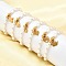 304 Stainless Steel Charm Bracelets for Women, Mixed Shapes, with Plastic Imitation Pearl Beads, Golden, 7 inch(17.7cm)