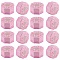 Hexagon Donut Cardboard Boxes, with PVC Window, Candy & Cookies Package Supplies, Pink, 7.9x7.9x4cm