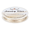30M Brass Wire, Round, Silver, 0.8mm, 20 Gauge, about 98.43 Feet(30m)/Set