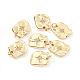 BENECREAT 10Pcs Gold Plated Rectangle Cubic Zirconia Pendants with Jump Rings Star Charms Pendants for DIY Jewelry Making KK-BC0007-30-4