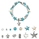 Kit de búsqueda para hacer joyas con tema del océano diy DIY-YW0007-80-1