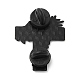 Религиозный крест с человеческой эмалированной булавкой JEWB-H010-03EB-2