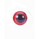 クラフト用品プラスチック人形の目パーツ  ぬいぐるみの目  安全の目  レッド  12mm X-DIY-WH0015-12mm-A01-1