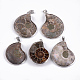 Natural Fossil Pendants G-S278-52-1