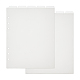A5 Frosted Plastic Discbound Notebook Index Divider Sheets KY-WH0046-90A-1
