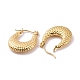 Ion Plating(IP) 304 Stainless Steel Chunky Crescent Moon Hoop Earrings for Women EJEW-G293-24G-2