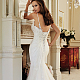 AHANDMAKER Wedding Gown Corset Kit Zipper Replacement Adjustable Fit Satin Corset Back Kit Lace up DIY-WH0304-364B-5