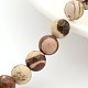 Agate naturelle australien chapelets de perles rondes X-G-M272-02-8mm-1