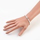 Perles de howlite naturelles étendent bracelets BJEW-JB03823-03-4