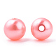 Spray Painted ABS Plastic Imitation Pearl Beads OACR-T015-05C-16-1