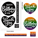 Craspire joyeux anniversaire tampons clairs pour la fabrication de cartes décoration scrapbooking DIY-WH0167-57-0344-2