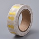 箔マスキングテープ  DIYスクラップブック装飾紙テープ  マスキングテープ  工芸品やギフト用  パイナップル  ゴールド  15mm  10 m /ロール DIY-G016-D09-2